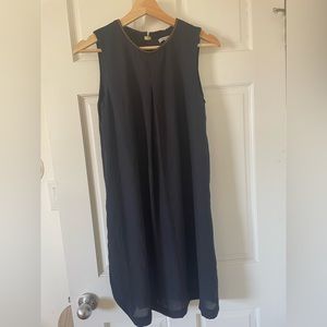 H&M dark blue sleeveless dress